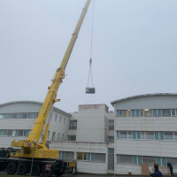 Pose d'un groupe froid dans les locaux de la Fédération du Batiment à DOLE.