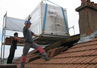 Installation d'une centrale de traitement d'air